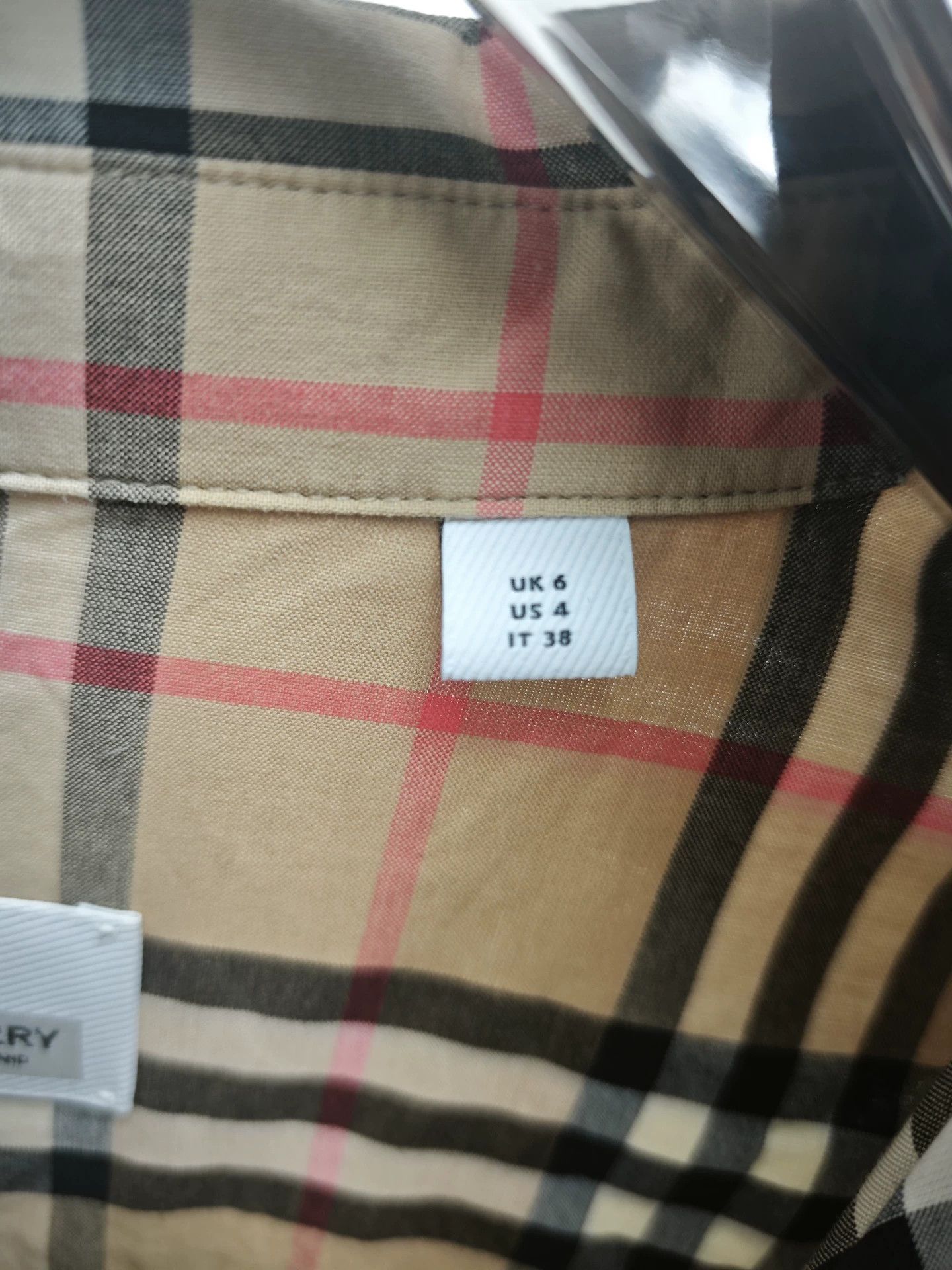 Burberry Burberry Classic Check Shirt Dress Size US XS / EU 42 / 0 - 3 Thumbnail