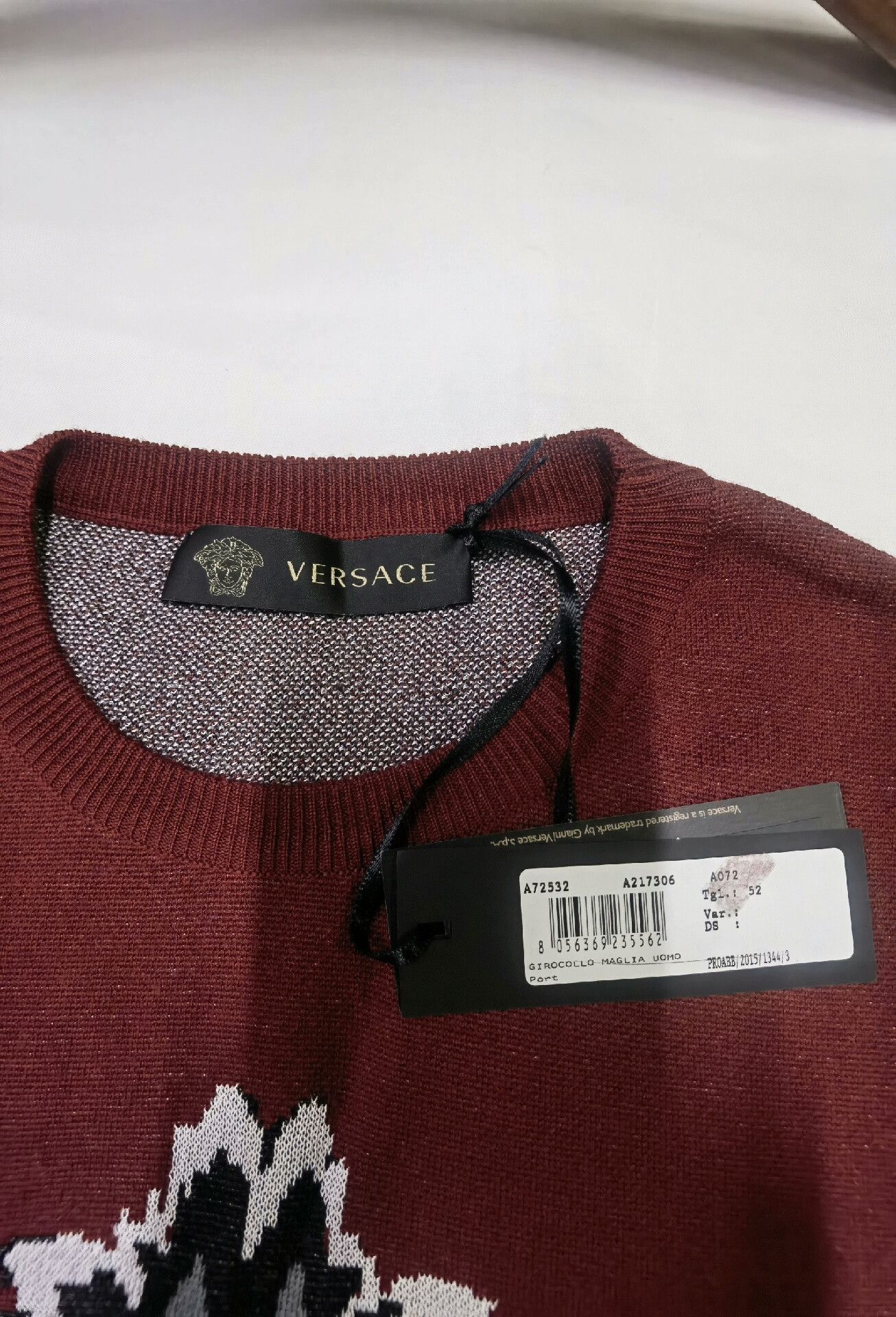 Versace Men's Round Neck Sweater