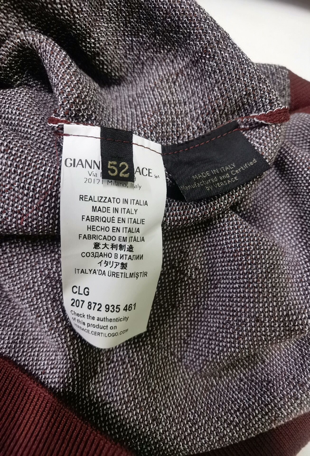 Versace Men's Round Neck Sweater