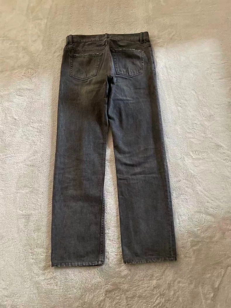 Helmut Lang Helmut Lang Gray Washed Denim Jeans 31 Size US 31 - 2 Thumbnail