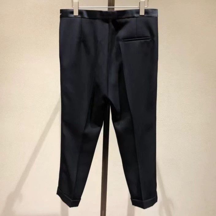 Haider Ackermann Haider Ackermann Men's Wool Cropped Pants Size US 44 / EU 60 - 2 Thumbnail