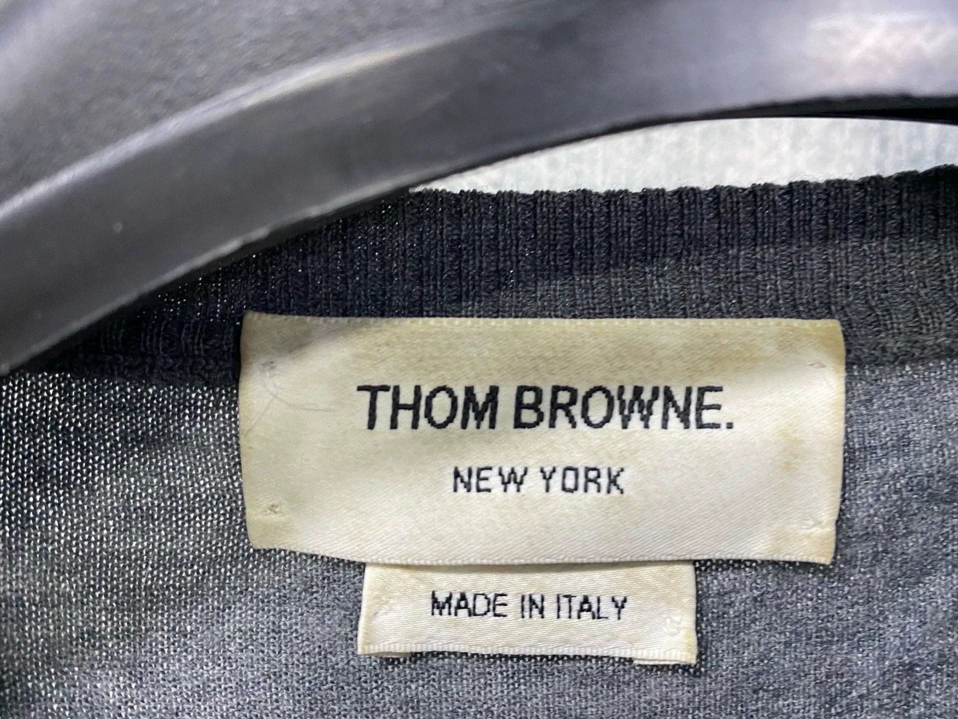 Thom Browne Thom Browne Gray Crewneck Sweatshirt Size US M / EU 48-50 / 2 - 3 Thumbnail