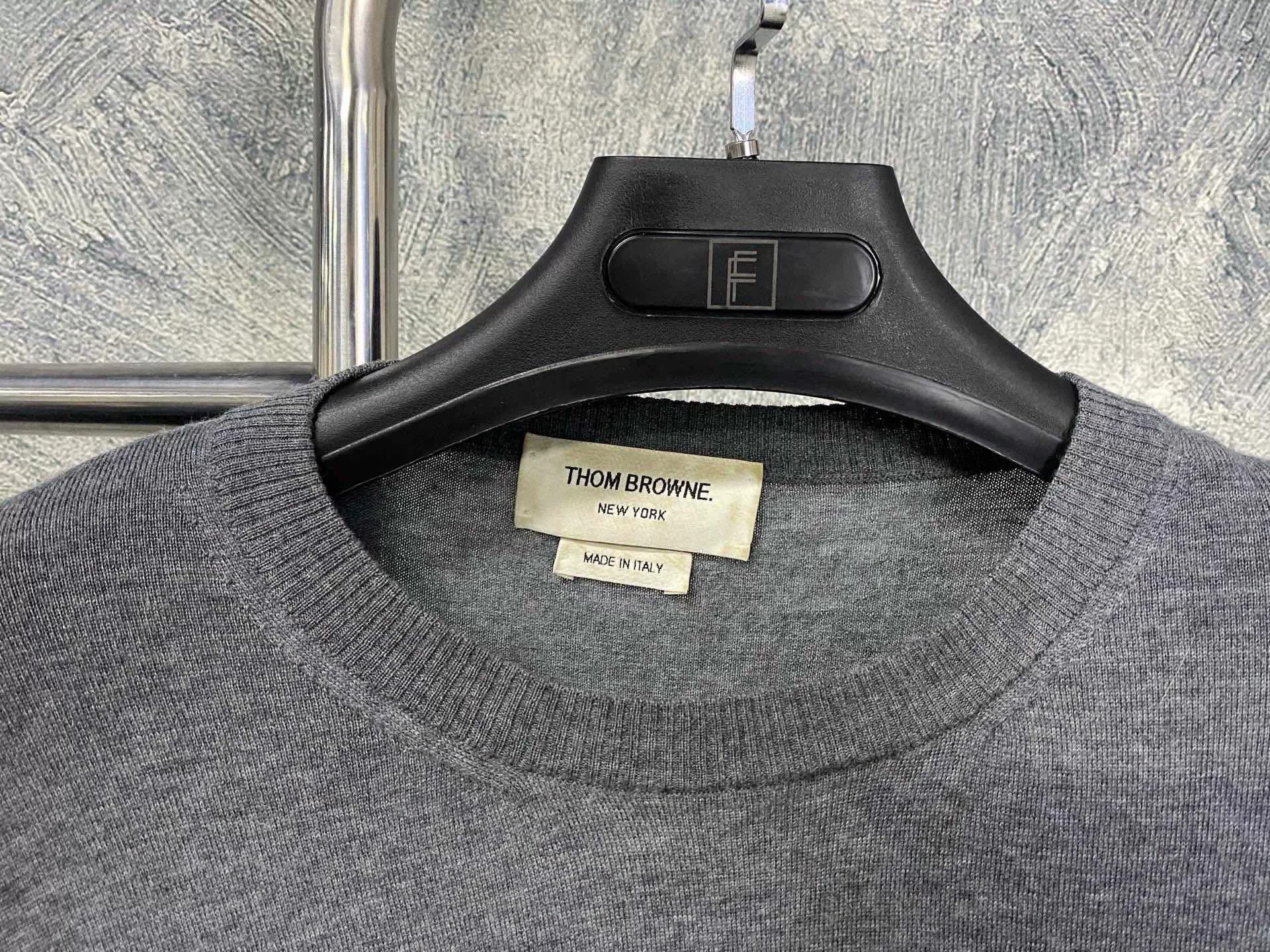Thom Browne Thom Browne Gray Crewneck Sweatshirt Size US M / EU 48-50 / 2 - 2 Thumbnail