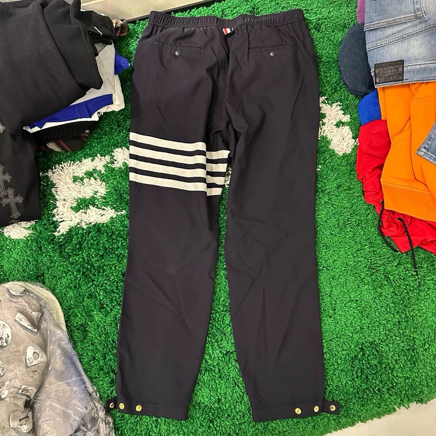 Thom Browne Thom Browne Classic Stripe Pants Size US 28 / EU 44 - 2 Thumbnail