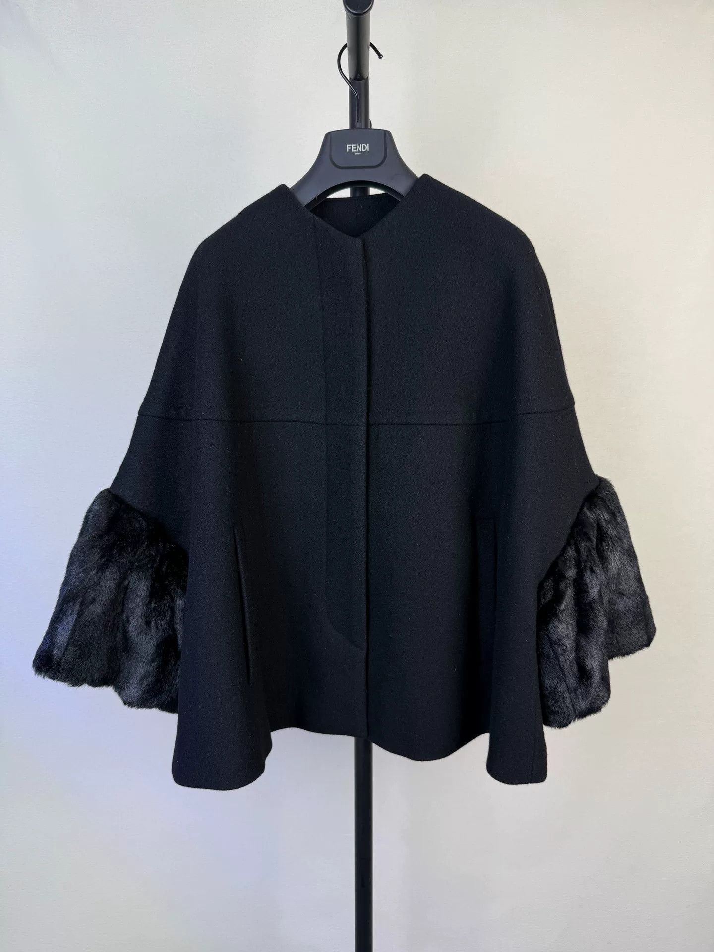 Dries Van Noten Dries Van Noten Wool Cape Coat Size US S / EU 44-46 / 1 - 3 Thumbnail