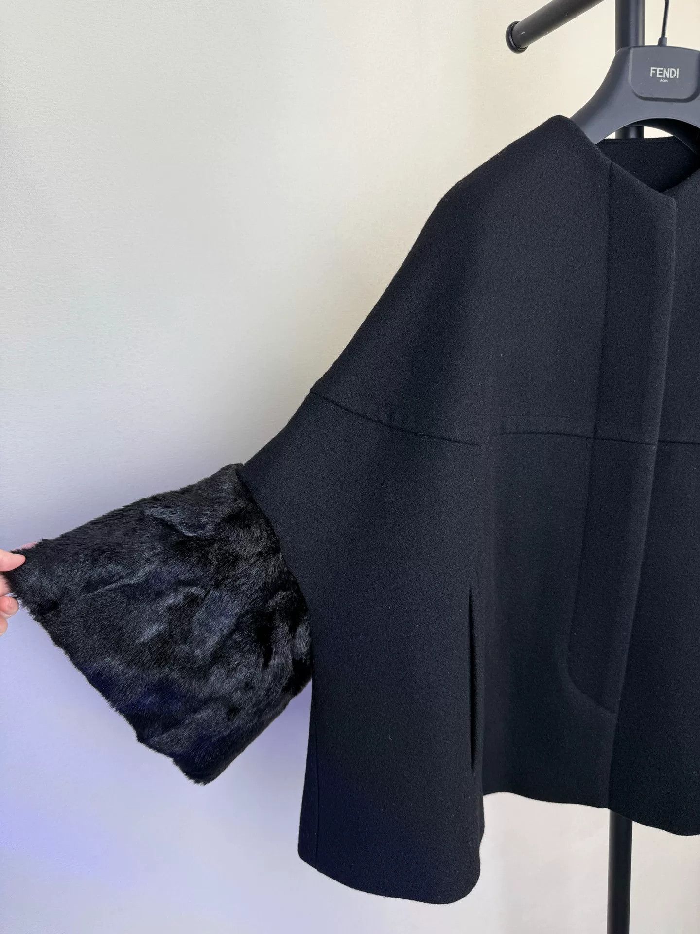 Dries Van Noten Dries Van Noten Wool Cape Coat Size US S / EU 44-46 / 1 - 7 Thumbnail