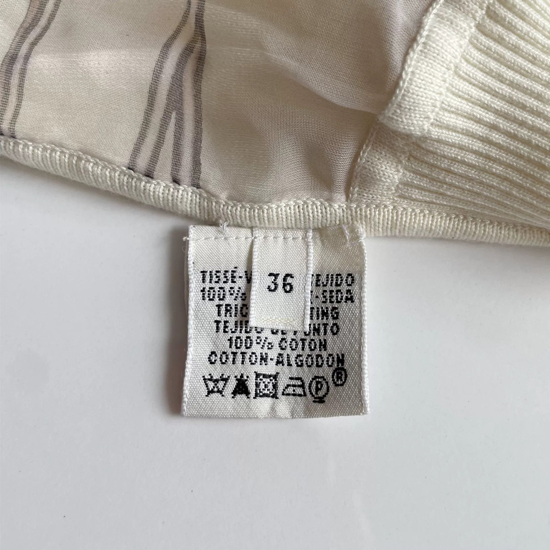 Hermes Hermes Silk Cotton Knit Paneled Top Size US M / EU 48-50 / 2 - 8 Thumbnail