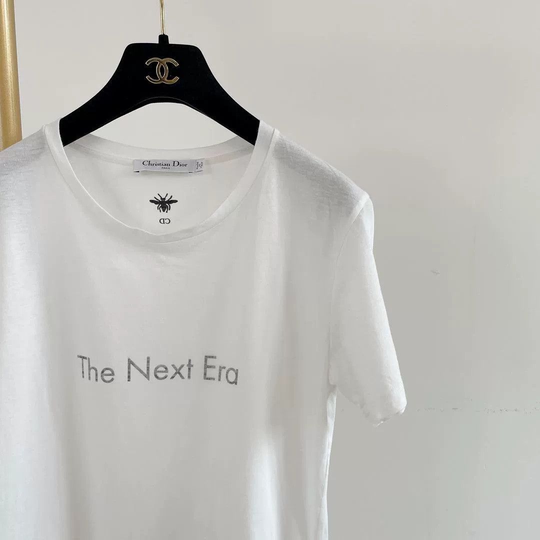 Dior Christian Dior White Letter Print T-shirt Size US S / EU 44-46 / 1 - 3 Thumbnail
