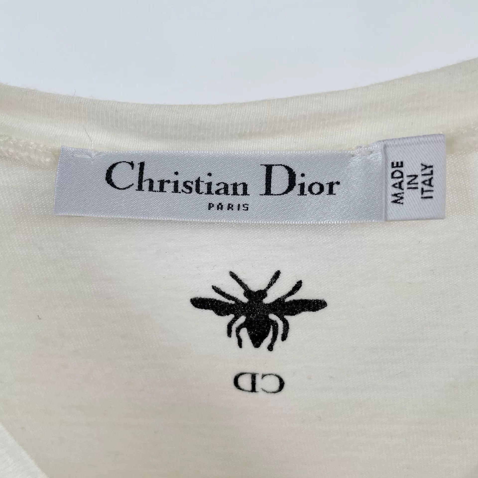 Dior Christian Dior White Logo T-Shirt S Size US S / EU 44-46 / 1 - 5 Thumbnail
