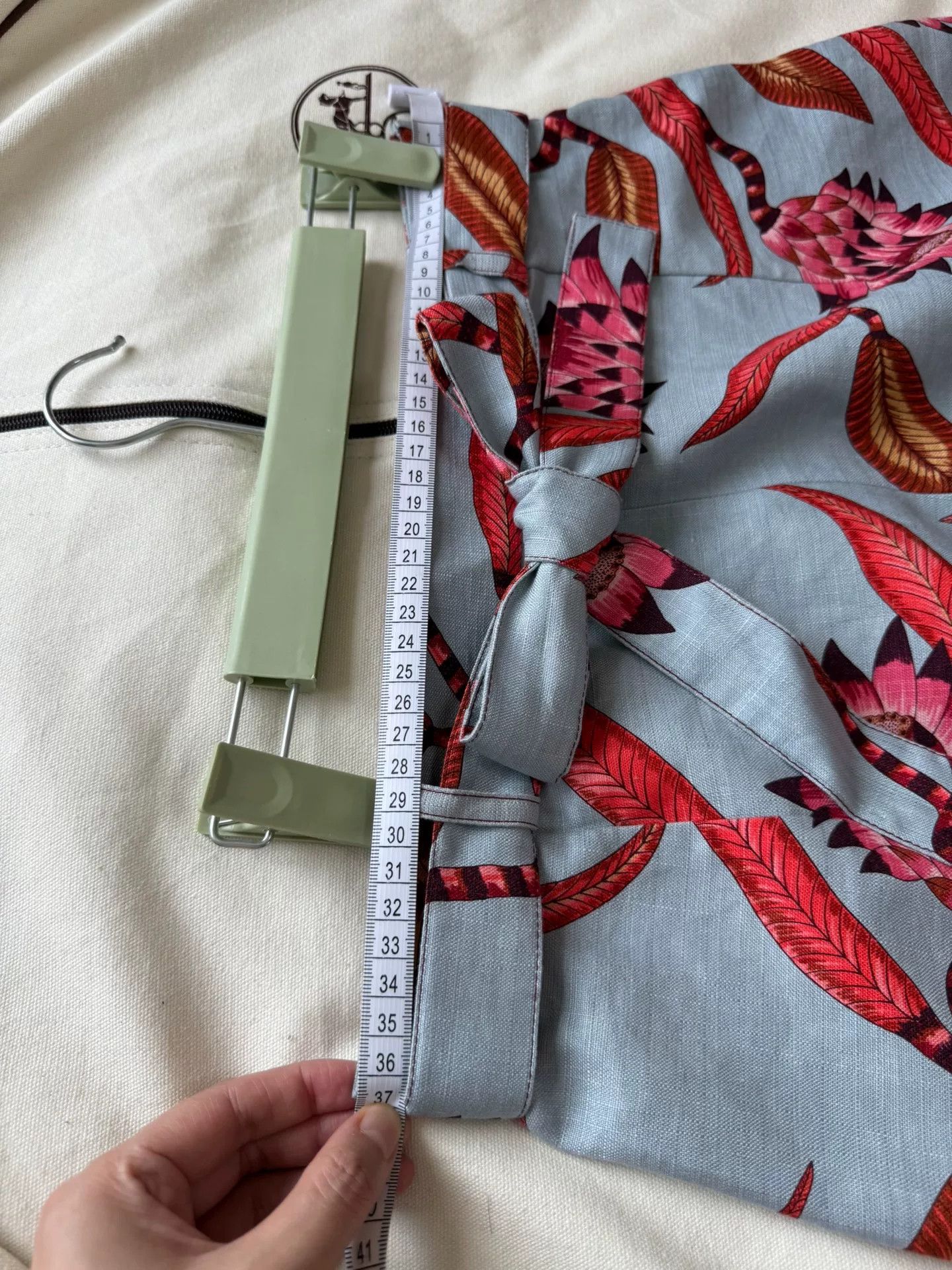 Hermes Hermes Linen Silk Blend Shorts Size US 38 / EU 54 - 6 Thumbnail