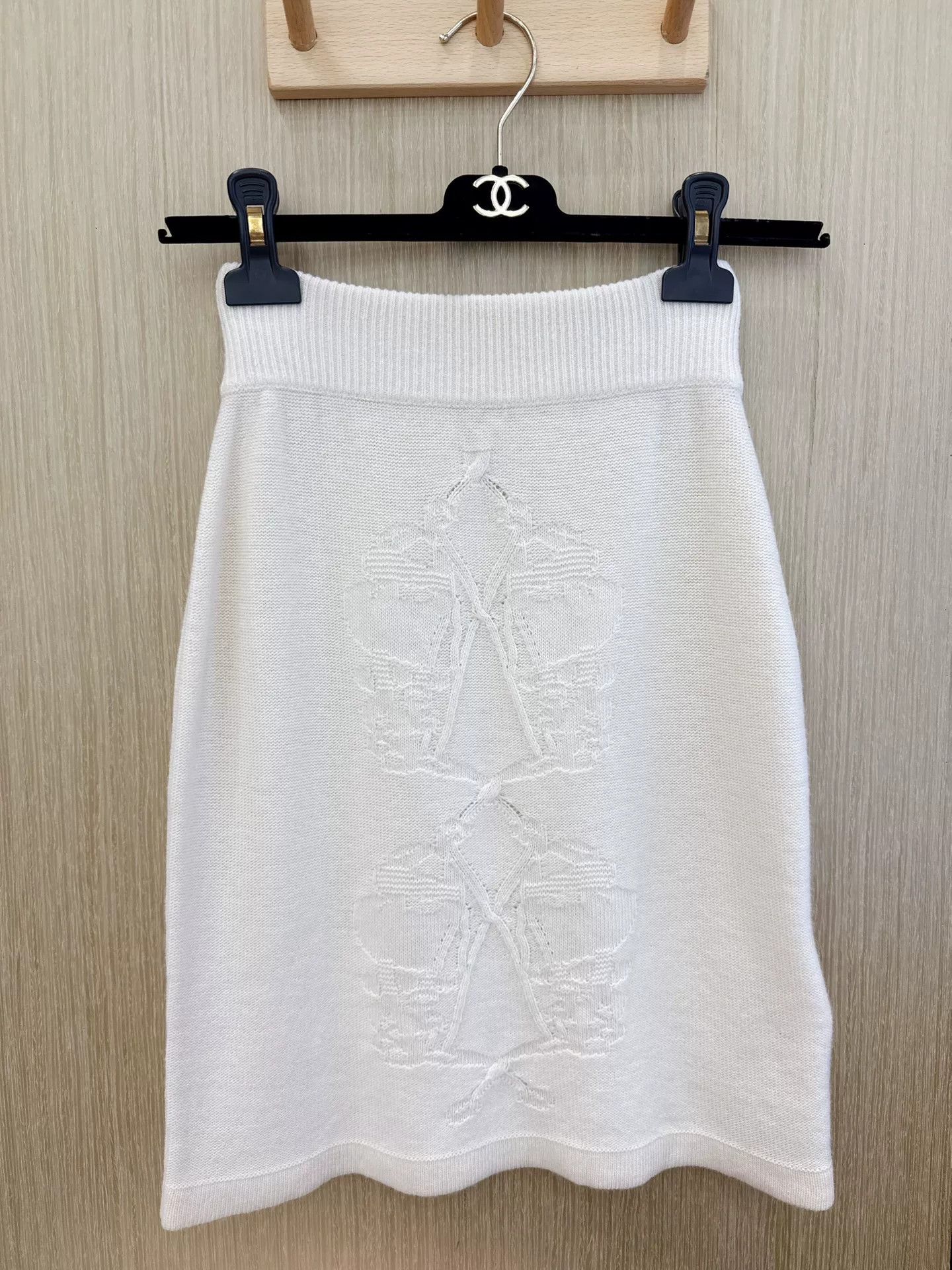 Hermes HERMES Soft Cashmere Knit Skirt Size US 34 / EU 50 - 2 Thumbnail