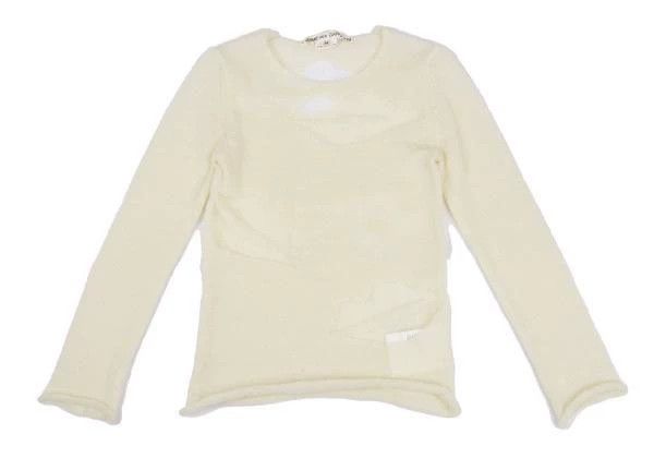 Comme des Garcons COMME des GARCONS Beige Lip Knit Top Size US S / EU 44-46 / 1 - 2 Thumbnail