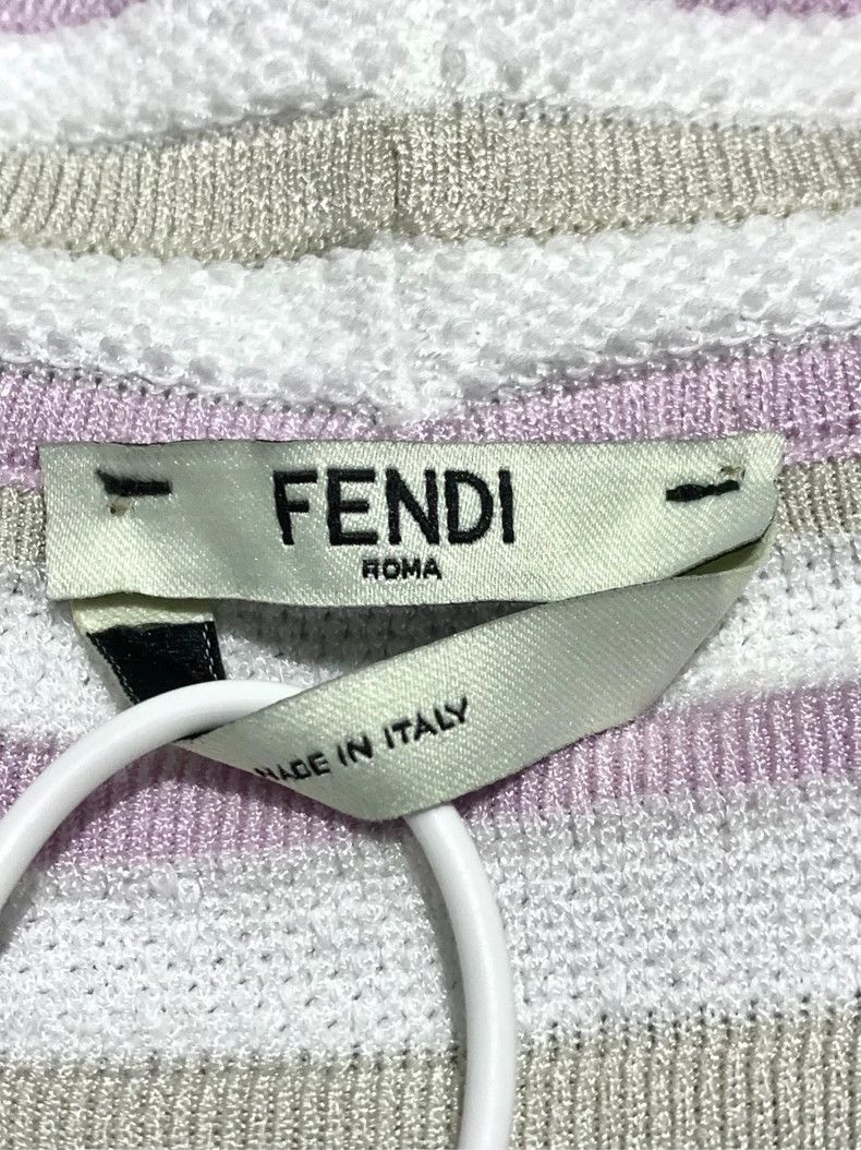 Fendi Fendi Striped Colorblock Knit Cardigan Size US S / EU 44-46 / 1 - 5 Thumbnail