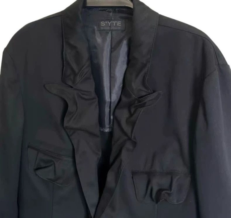 Yohji Yamamoto Yohji Yamamoto S'yte Pleated Military Blazer Size US M / EU 48-50 / 2 - 2 Thumbnail