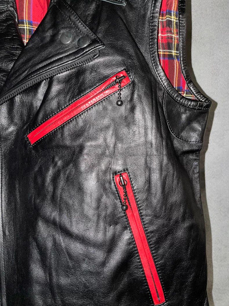 Number (N)ine Number (N)ine Leather Spider Web Vest Size US M / EU 48-50 / 2 - 5 Thumbnail