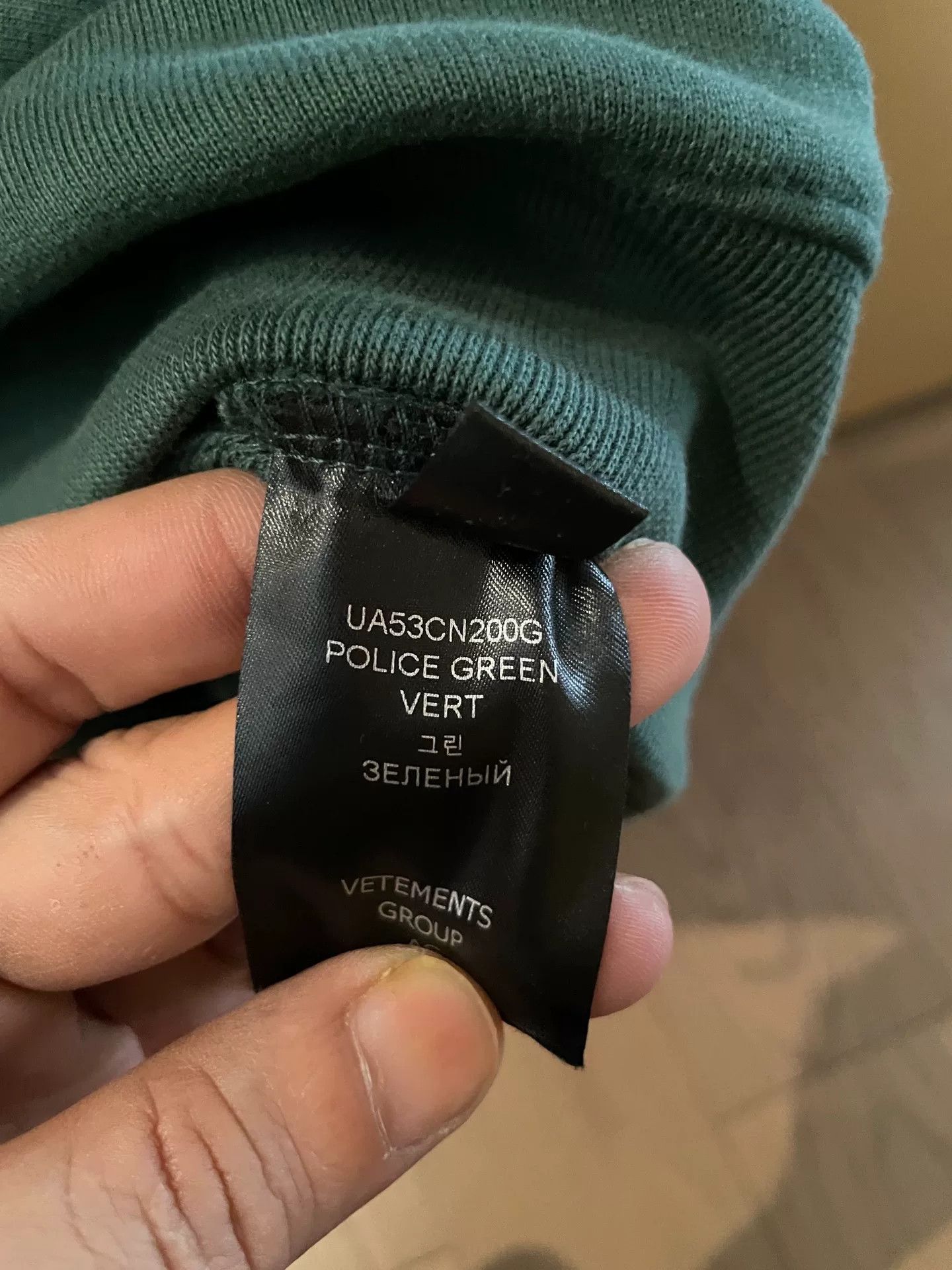 Vetements Vetements POLIZEI Sweatshirt XS Size US XS / EU 42 / 0 - 5 Thumbnail