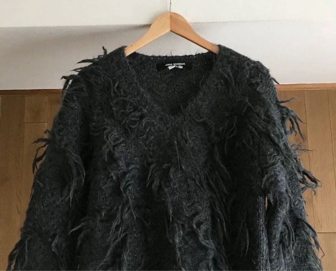 Junya Watanabe junya watanabe fringed sweater in black Size US S / EU 44-46 / 1 - 3 Thumbnail