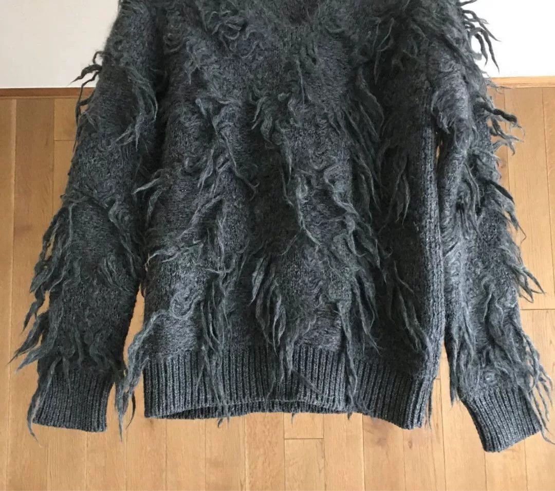 Junya Watanabe junya watanabe fringed sweater in black Size US S / EU 44-46 / 1 - 2 Thumbnail