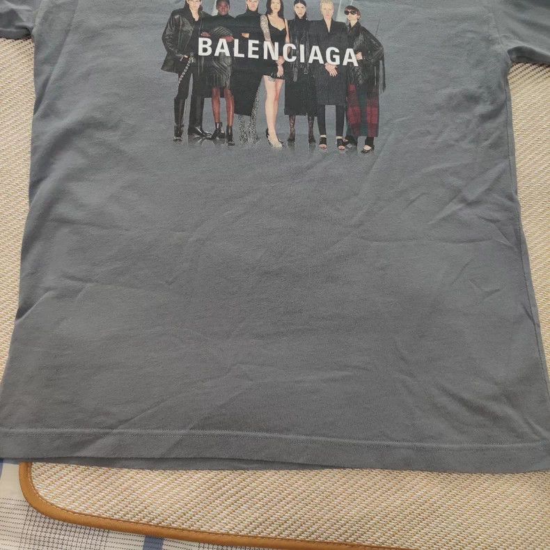 Balenciaga Balenciaga Band Portrait Short Sleeve T-shirt Size US S / EU 44-46 / 1 - 5 Thumbnail