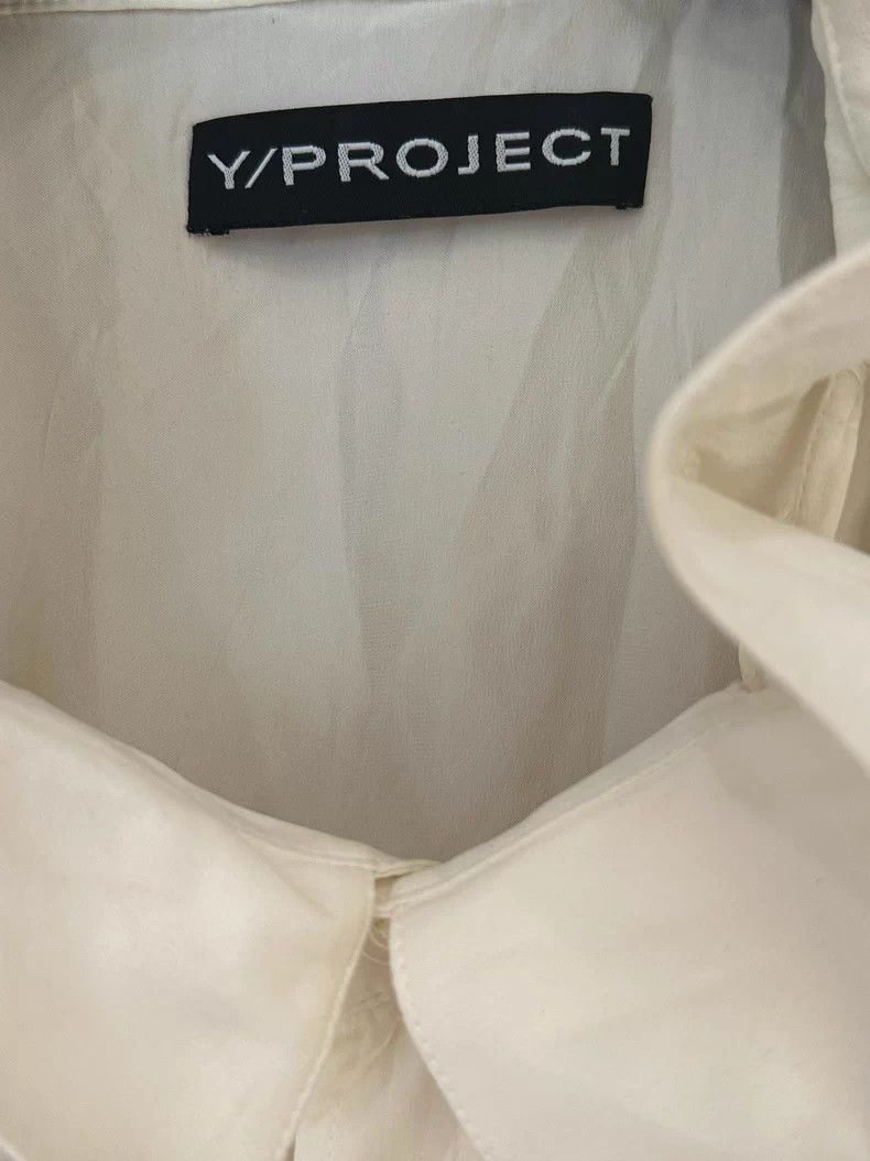 Yohji Yamamoto Y Project Multi-Sleeve Silk Shirt Size US L / EU 52-54 / 3 - 2 Thumbnail