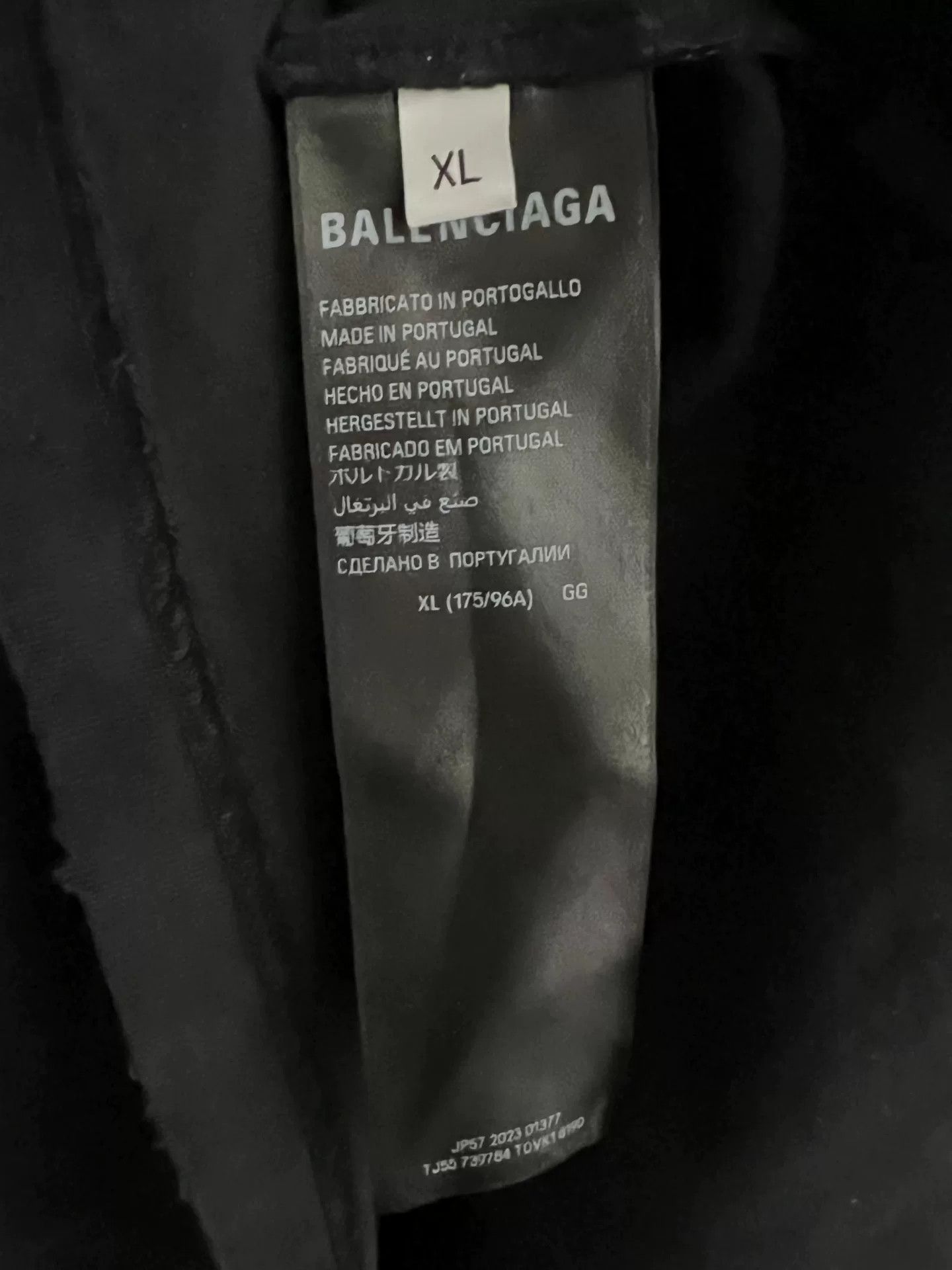 Balenciaga Balenciaga 24SS Distressed Scissors Tee Size US XL / EU 56 / 4 - 4 Thumbnail