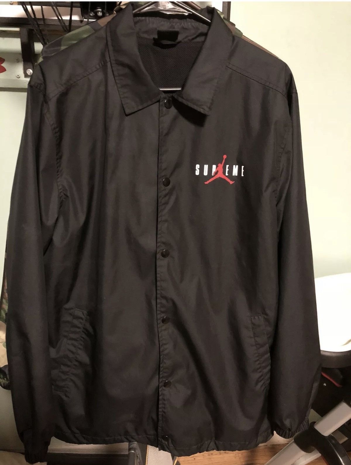 Supreme jordan coaches jacket on sale