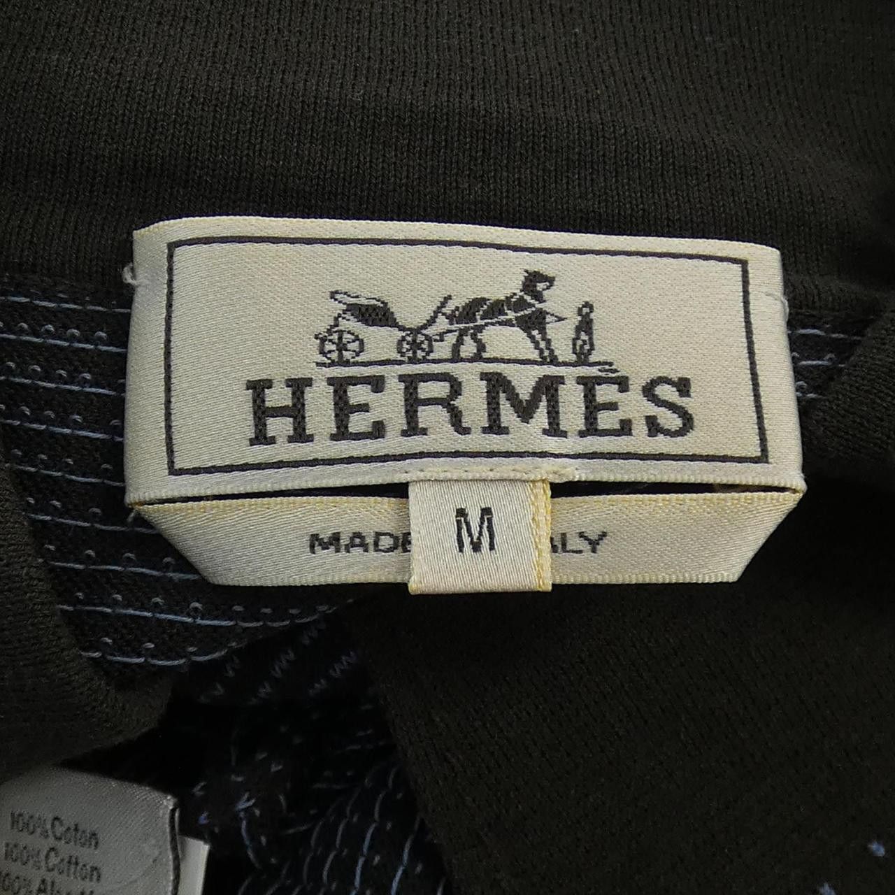 Hermes Hermes Hermes Polo Shirt Cotton Polo Shirt Cotton Tops DUTY FREE for USA Size ONE SIZE - 4 Thumbnail