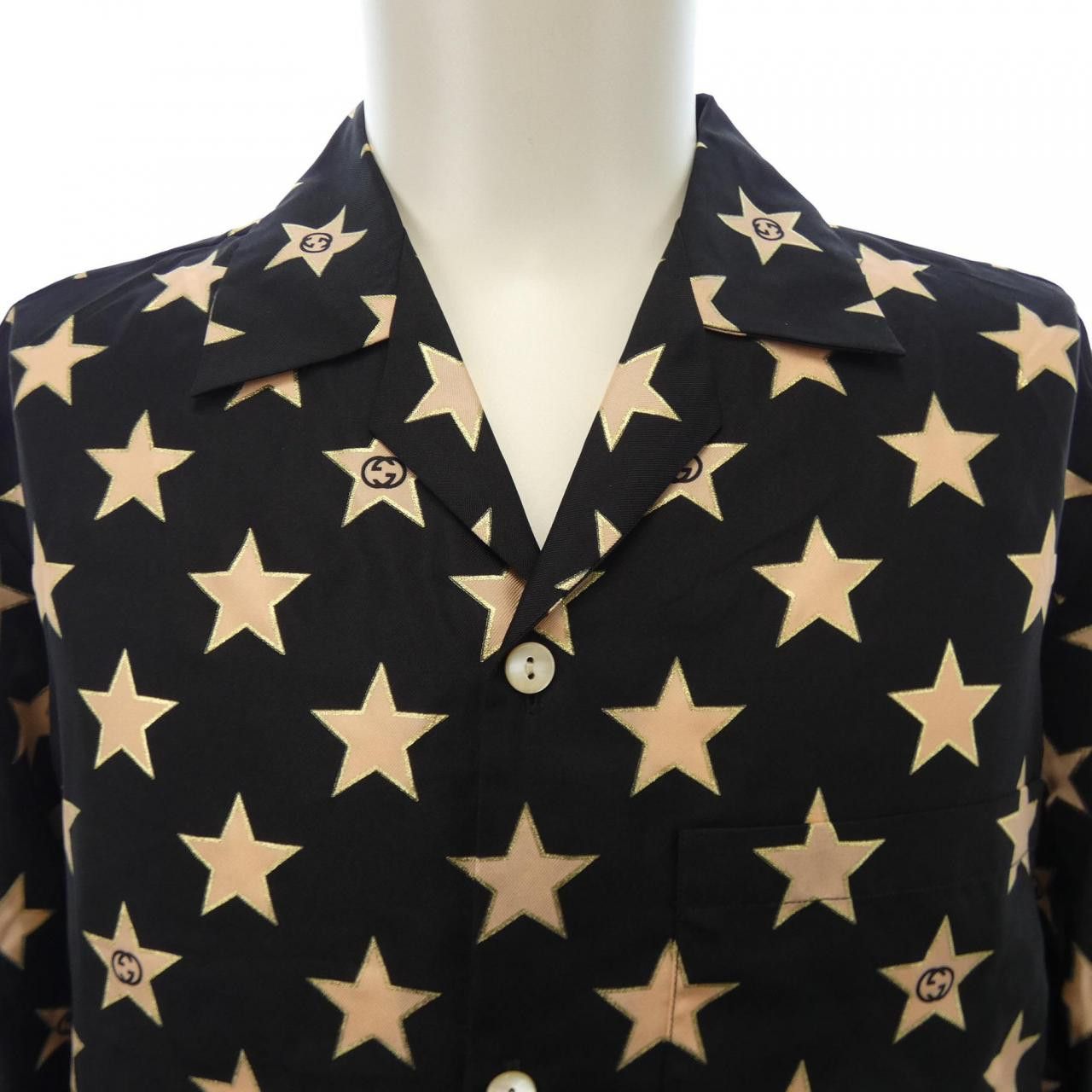 Gucci Gucci Gucci Interlocking G 100% Silk Shirt Others Tops 694124 ZAJYS DUTY FREE for USA Size ONE SIZE - 5 Thumbnail