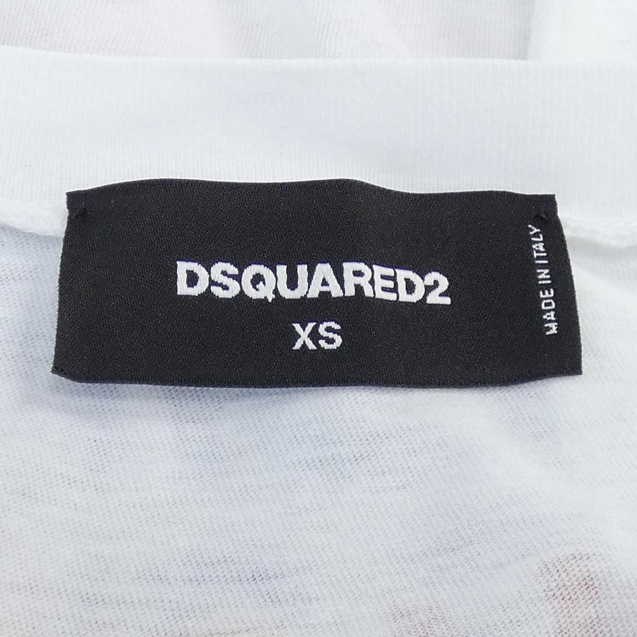 Other Other Dsquared2 T-shirt Cotton T-Shirts S78GD0041 DUTY FREE for USA Size ONE SIZE - 4 Thumbnail