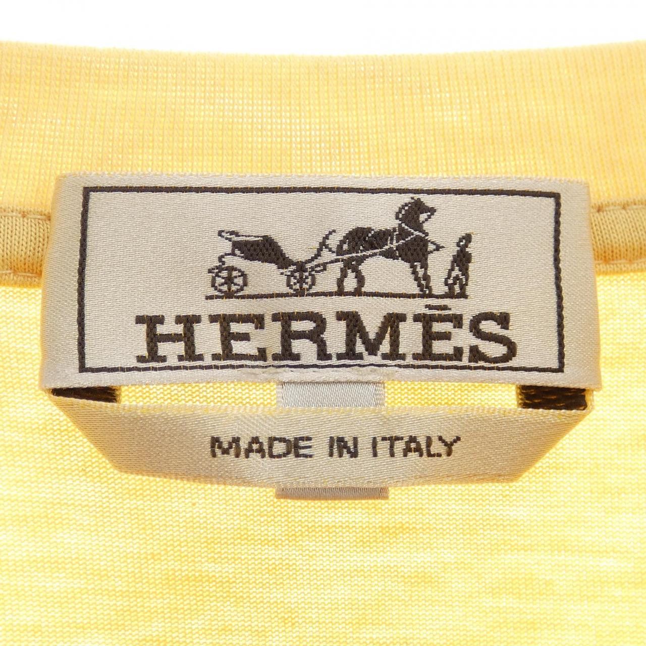 Hermes Hermes Hermes T-shirt Cotton T-shirt XL Cotton T-Shirts DUTY FREE for USA Size ONE SIZE - 4 Thumbnail