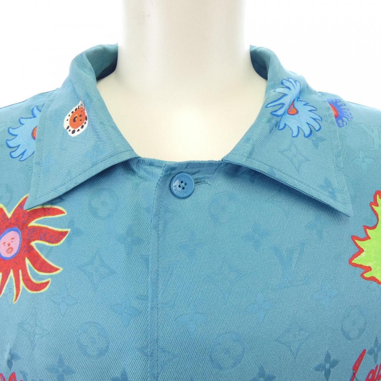 Louis Vuitton Louis Vuitton Louis Vuitton Yayoi Kusama S/S Shirt Silk Shirt Others Tops HOS31WV36 DUTY FREE for USA Size ONE SIZE - 5 Thumbnail
