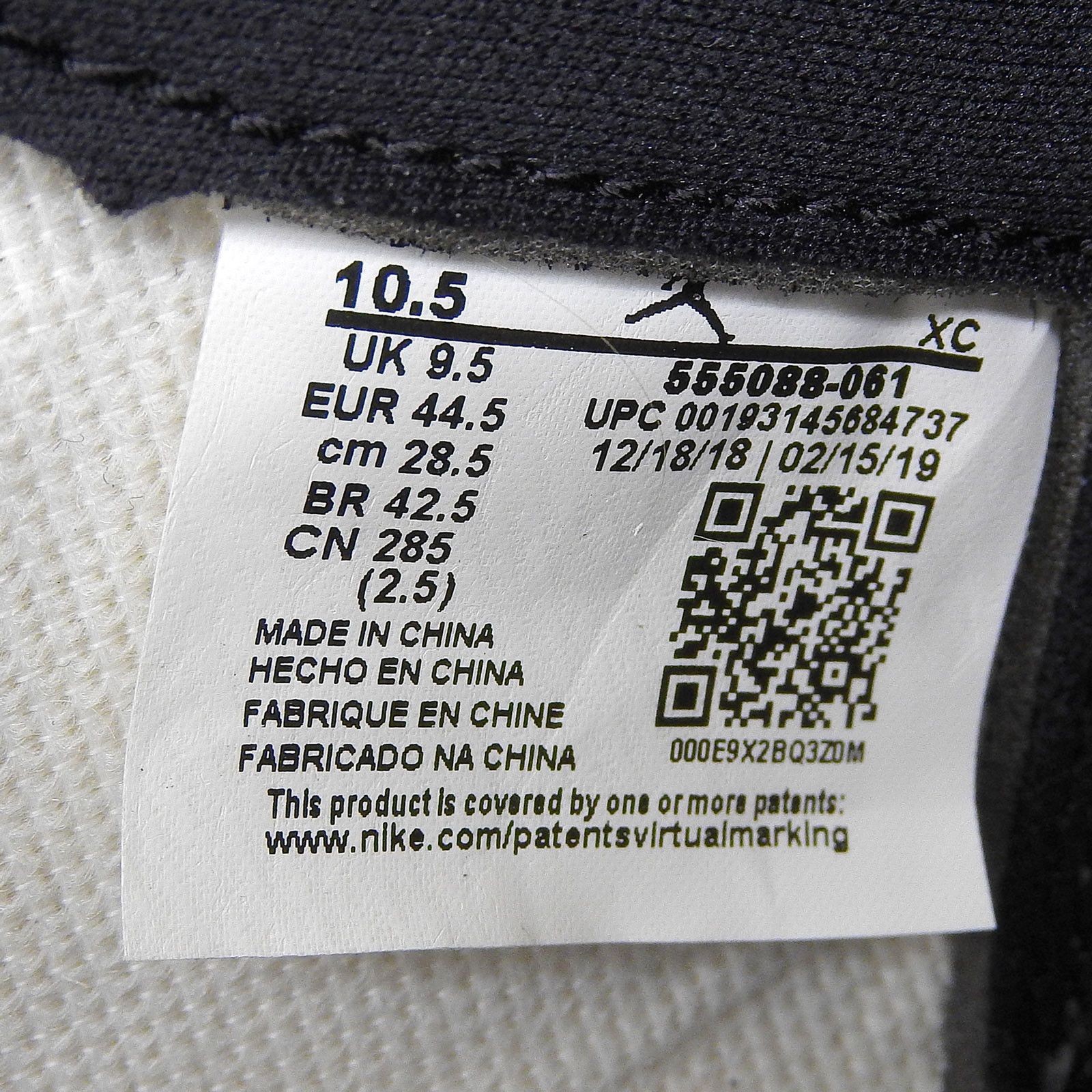 Other Other Nike AIR JORDAN 1 RETRO HIGH OG High Cut Sneakers Leather Shoes 555088-061 DUTY FREE for USA Size ONE SIZE - 8 Thumbnail