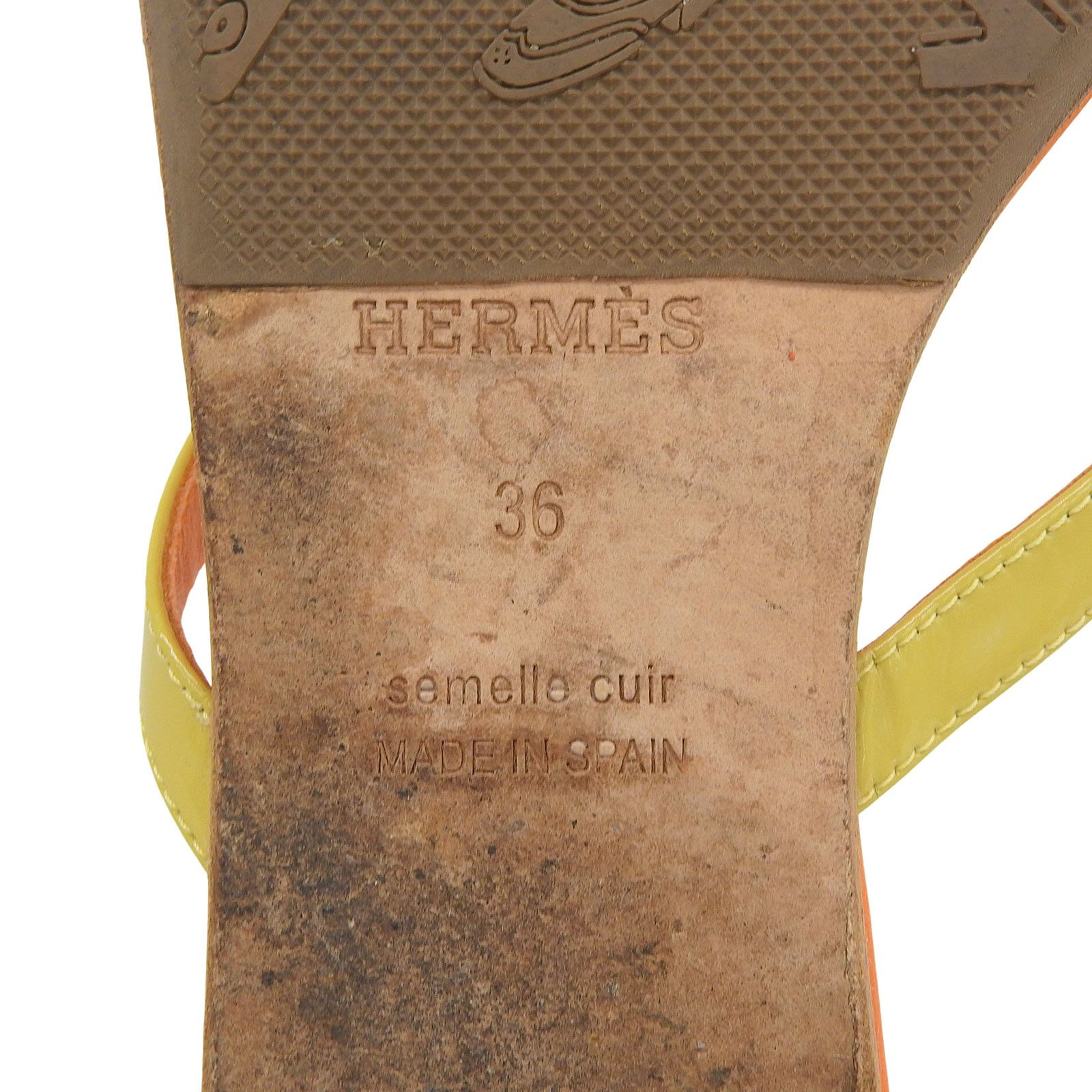 Hermes Hermes Hermès Leather Sandals 36 Leather Shoes DUTY FREE for USA Size ONE SIZE - 8 Thumbnail