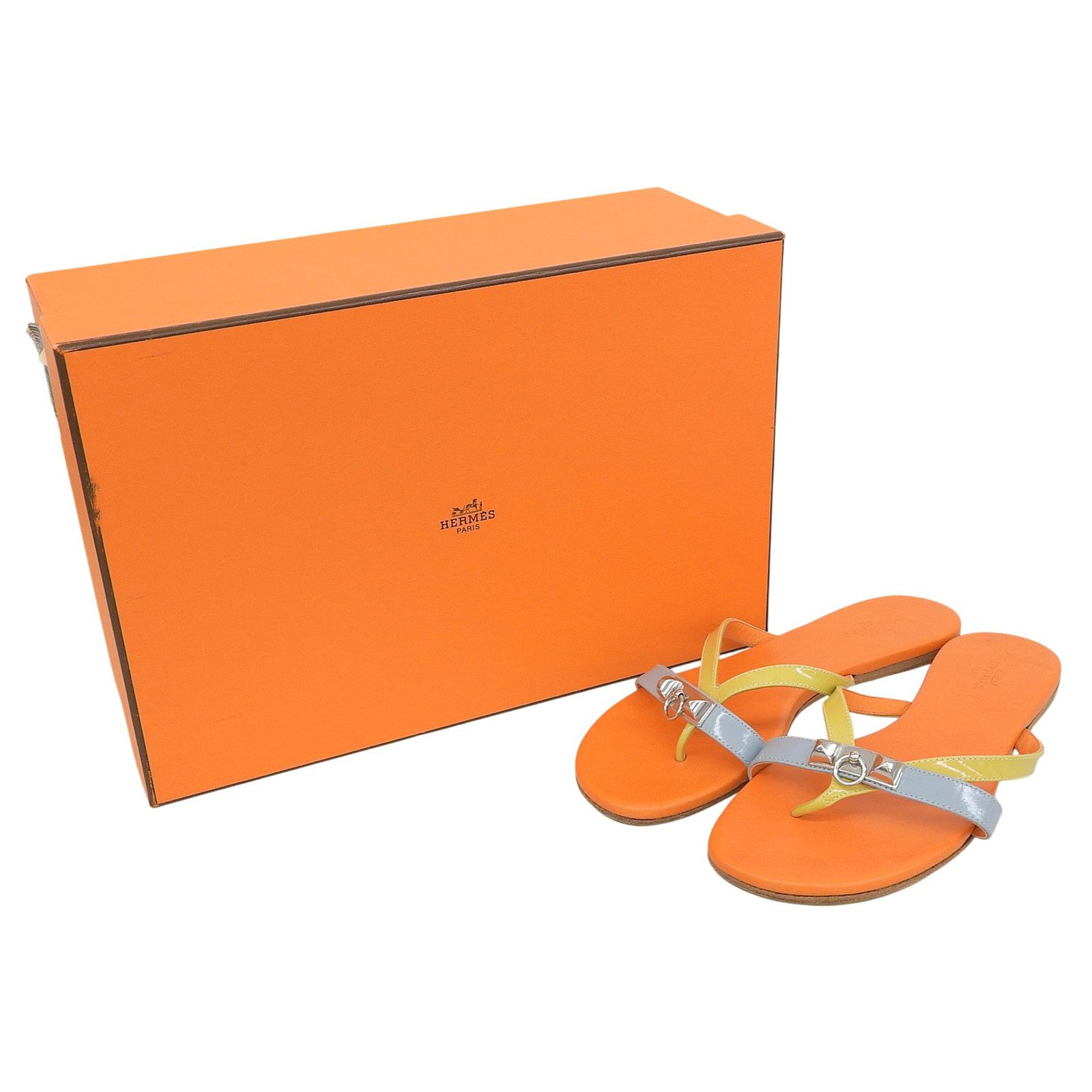 Hermes Hermes Hermès Leather Sandals 36 Leather Shoes DUTY FREE for USA Size ONE SIZE - 2 Thumbnail