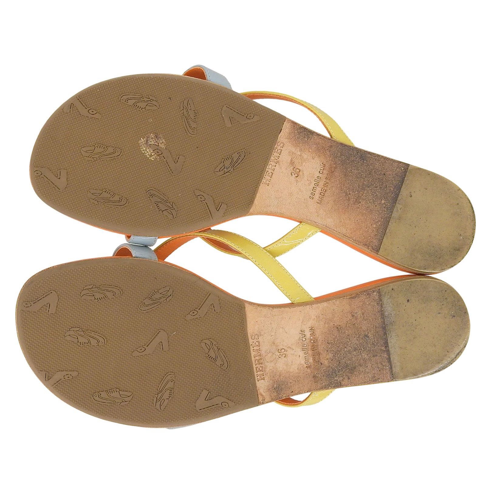 Hermes Hermes Hermès Leather Sandals 36 Leather Shoes DUTY FREE for USA Size ONE SIZE - 6 Thumbnail