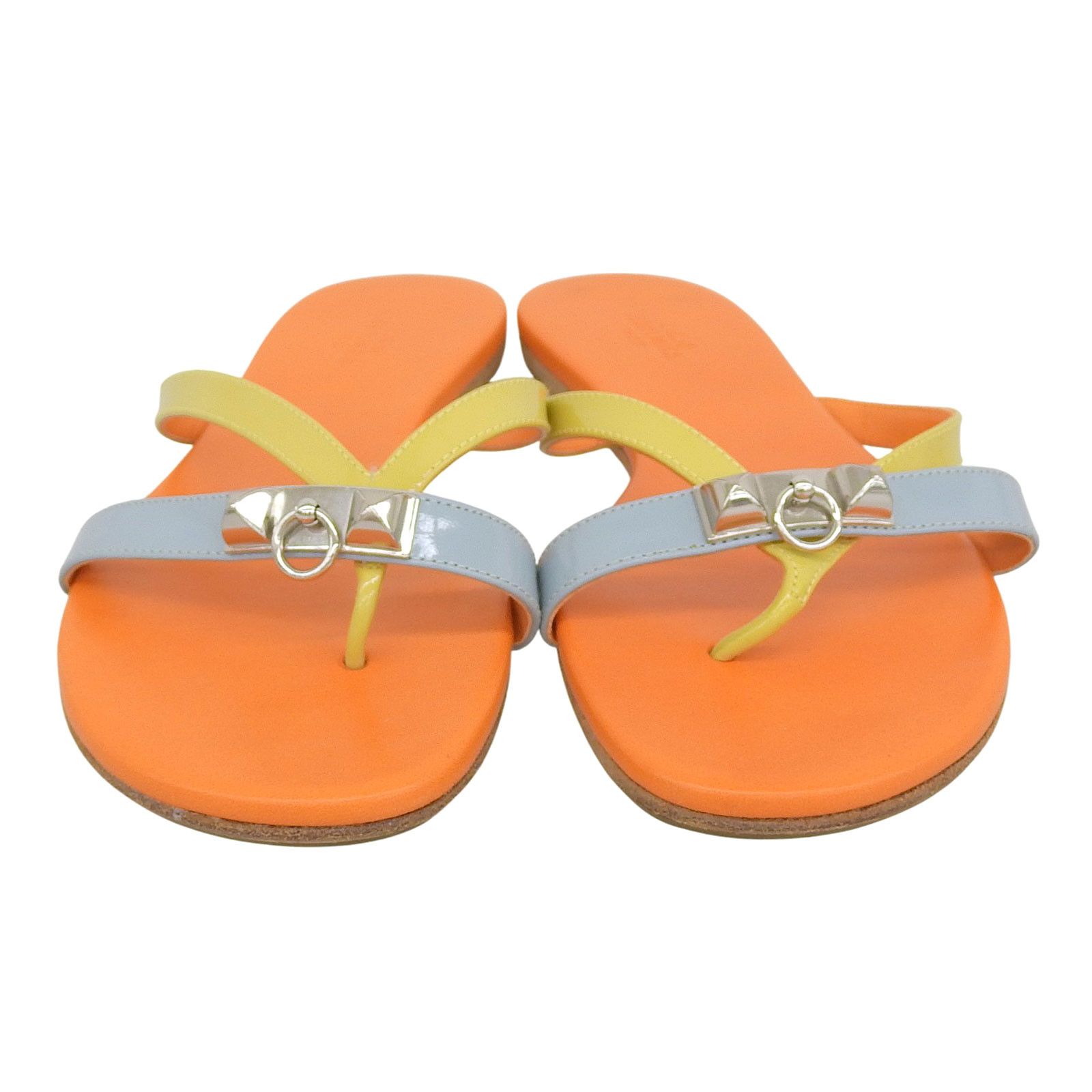 Hermes Hermes Hermès Leather Sandals 36 Leather Shoes DUTY FREE for USA Size ONE SIZE - 4 Thumbnail