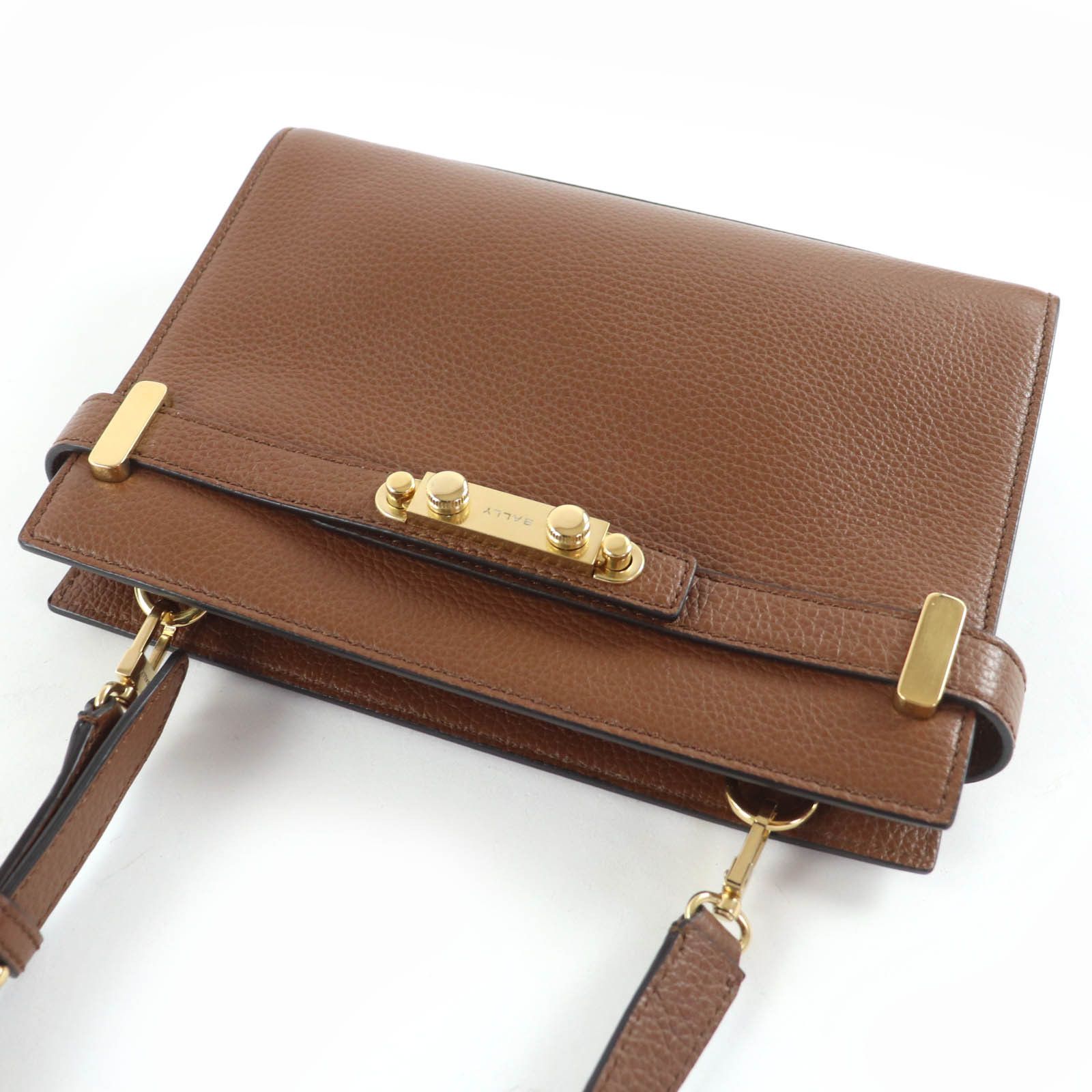 Bally Bally Bally Leather 2way Shoulder Bag Leather Shoulder Bag DUTY FREE for USA Size ONE SIZE - 7 Thumbnail