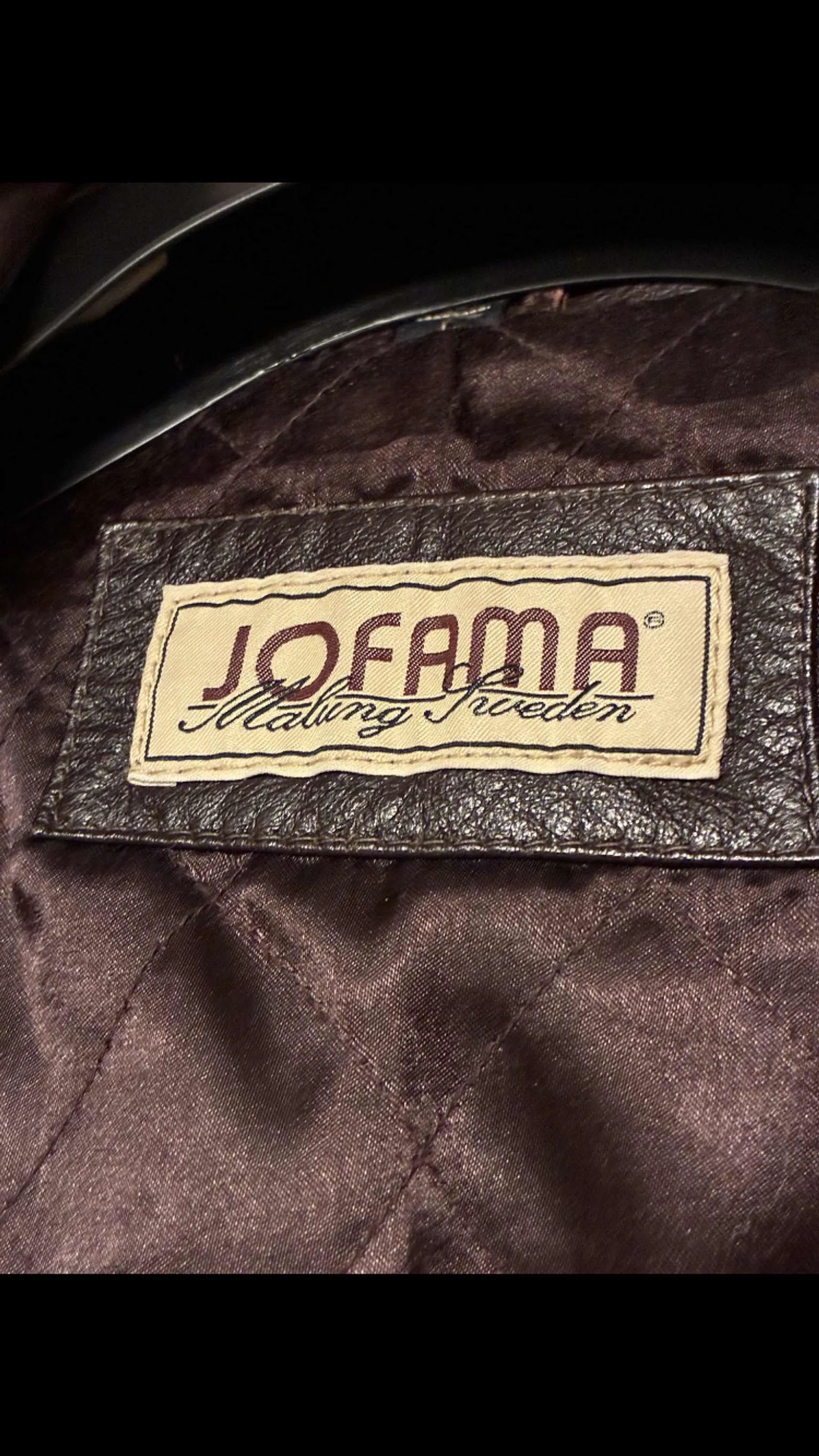 JOFAMA Jofama Leather Jacket Size US L / EU 52-54 / 3 - 2 Thumbnail