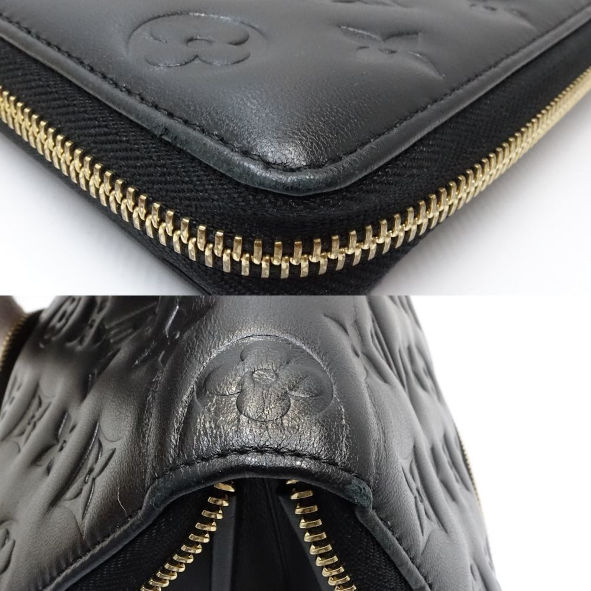 Louis Vuitton Louis Vuitton Long Wallet M81510 Zippy Monogram Embossed Noir Women's 181793 Size ONE SIZE - 5 Thumbnail