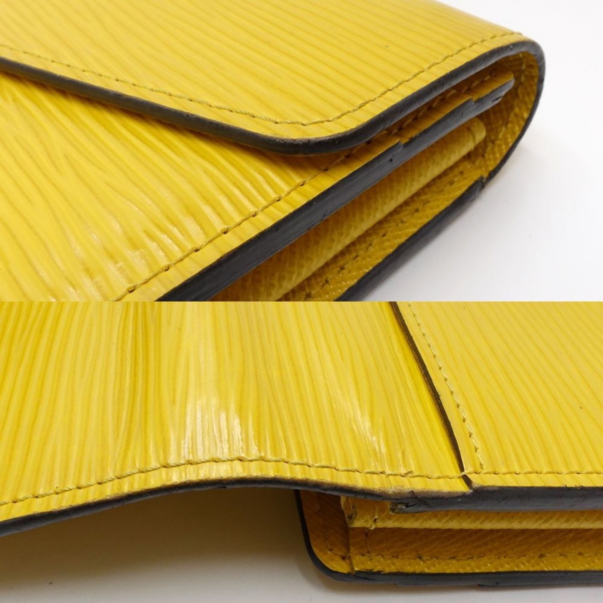 Louis Vuitton LOUIS VUITTON Epi Long Wallet M60589 Sarah Mimosa Women's 181789 Size ONE SIZE - 4 Thumbnail