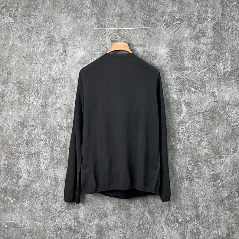 Yohji Yamamoto Yohji Yamamoto Black Figure Sweater Size US M / EU 48-50 / 2 - 2 Thumbnail
