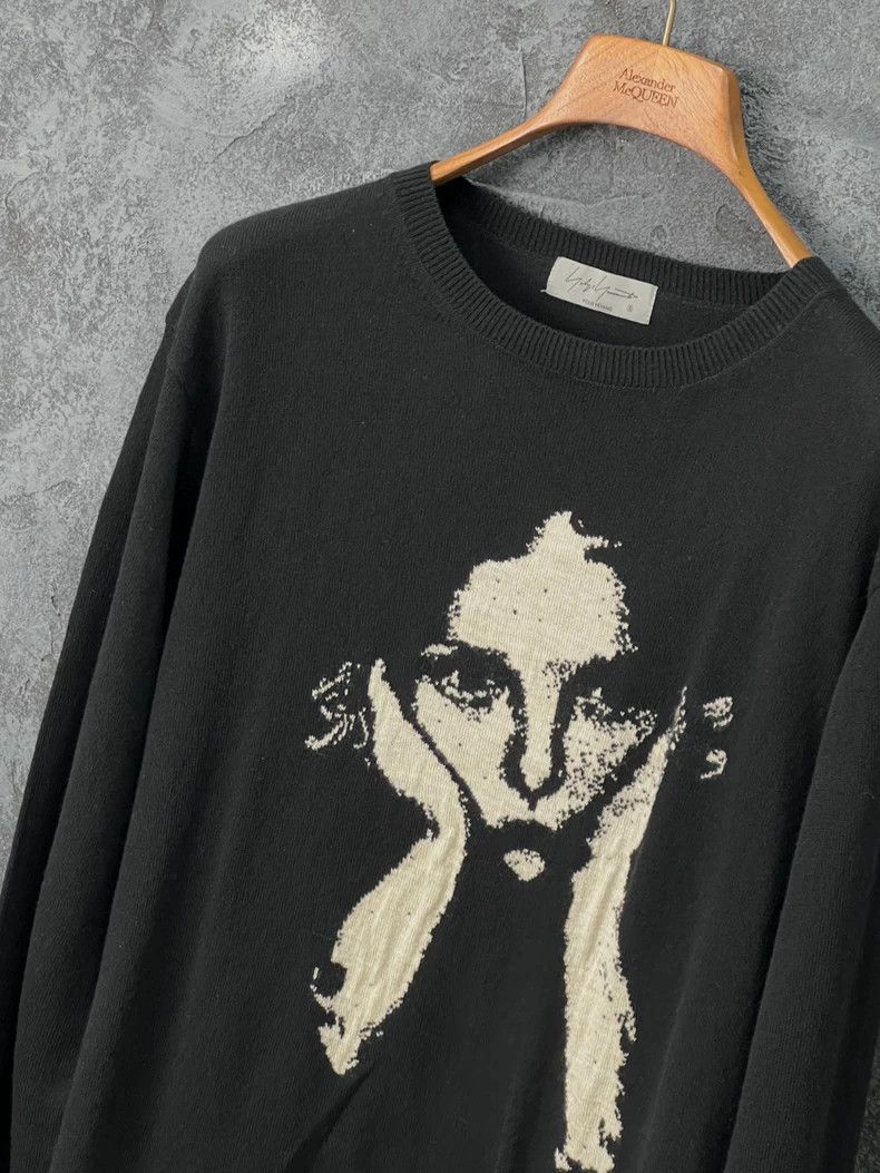 Yohji Yamamoto Yohji Yamamoto Black Figure Sweater Size US M / EU 48-50 / 2 - 5 Thumbnail