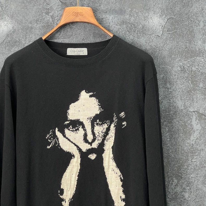 Yohji Yamamoto Yohji Yamamoto Black Figure Sweater Size US M / EU 48-50 / 2 - 3 Thumbnail
