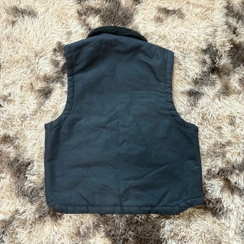 Our Legacy Our Legacy Shearling Collar Waxed Cotton Vest Size US L / EU 52-54 / 3 - 2 Thumbnail