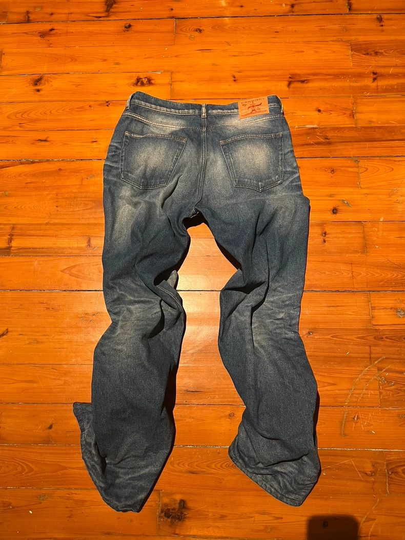 Yohji Yamamoto Y/Project Distressed Denim Pants Size 32 Size US 32 / EU 48 - 2 Thumbnail