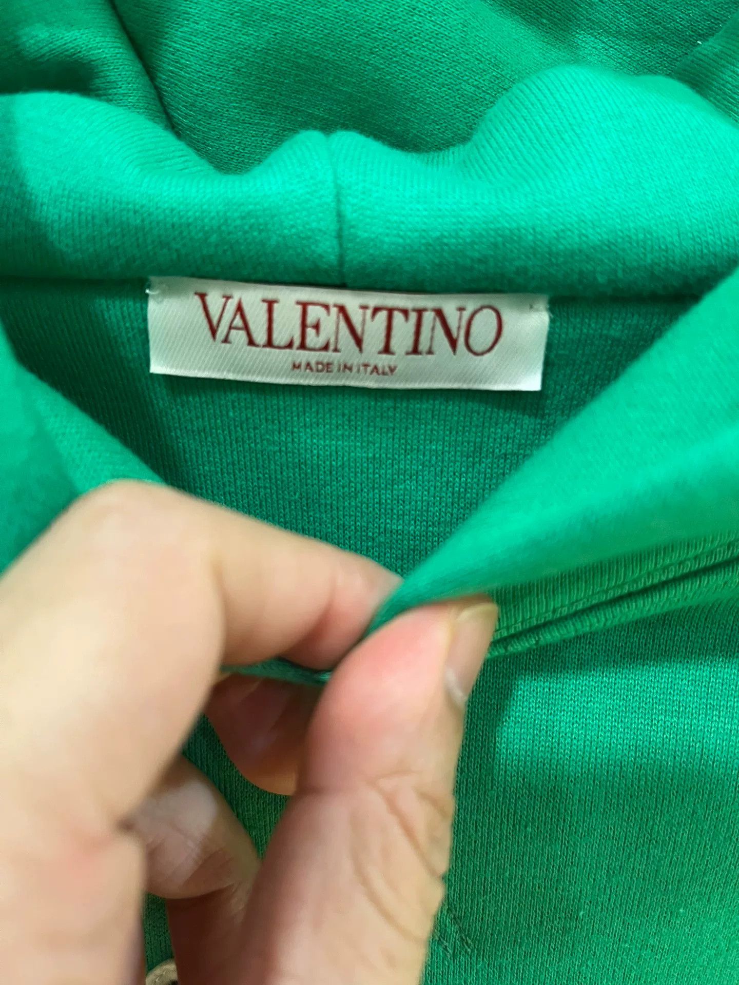 Valentino Valentino Green Hooded Sweatshirt Size US M / EU 48-50 / 2 - 3 Thumbnail