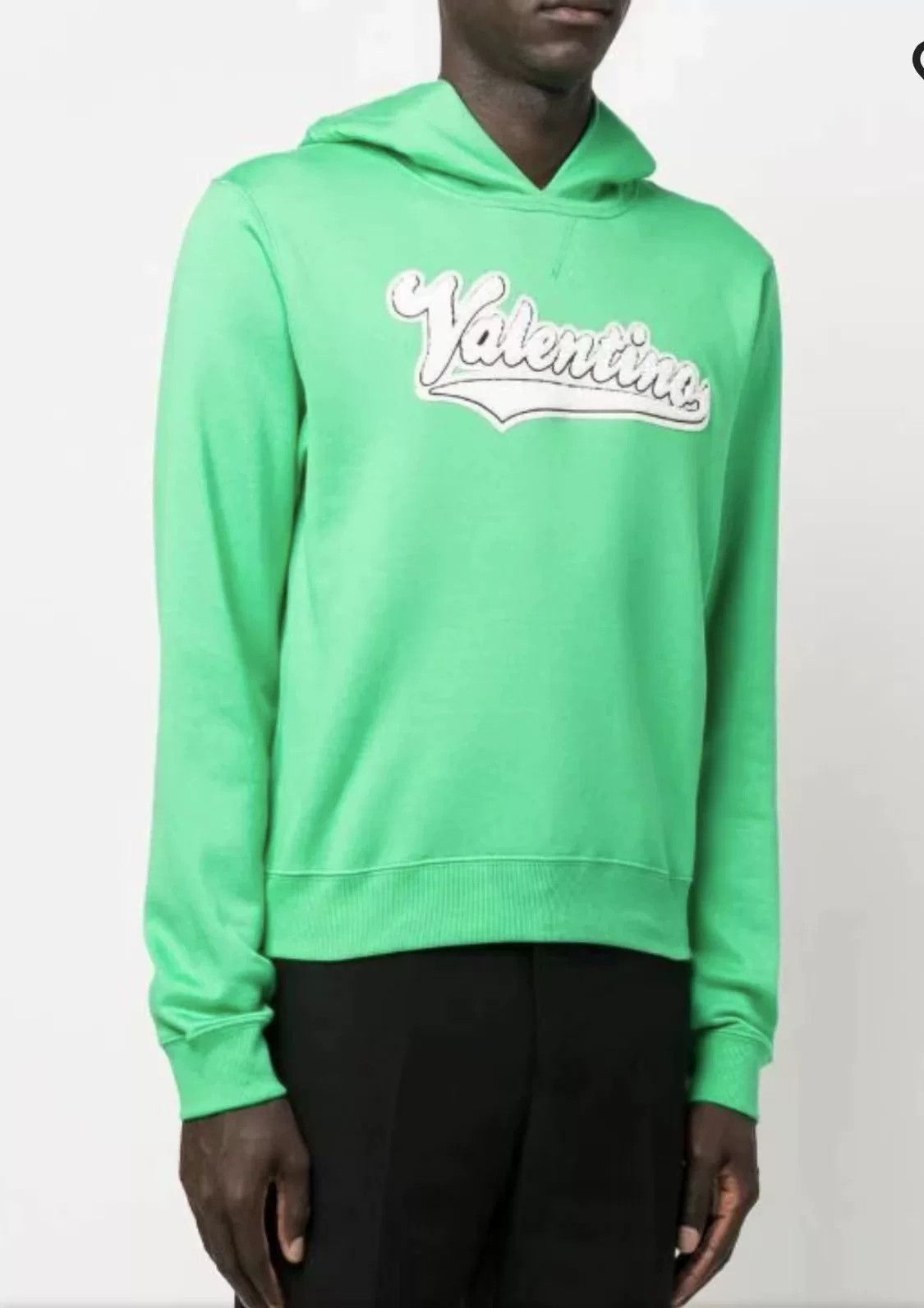 Valentino Valentino Green Hooded Sweatshirt Size US M / EU 48-50 / 2 - 9 Thumbnail