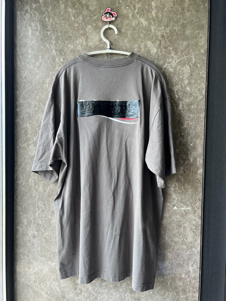 Balenciaga Balenciaga Tape Coke Short Sleeve T-shirt Size US M / EU 48-50 / 2 - 2 Thumbnail