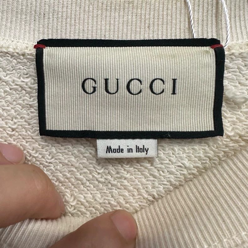 Gucci Gucci Snow White Scale Sweatshirt Size US L / EU 52-54 / 3 - 3 Thumbnail