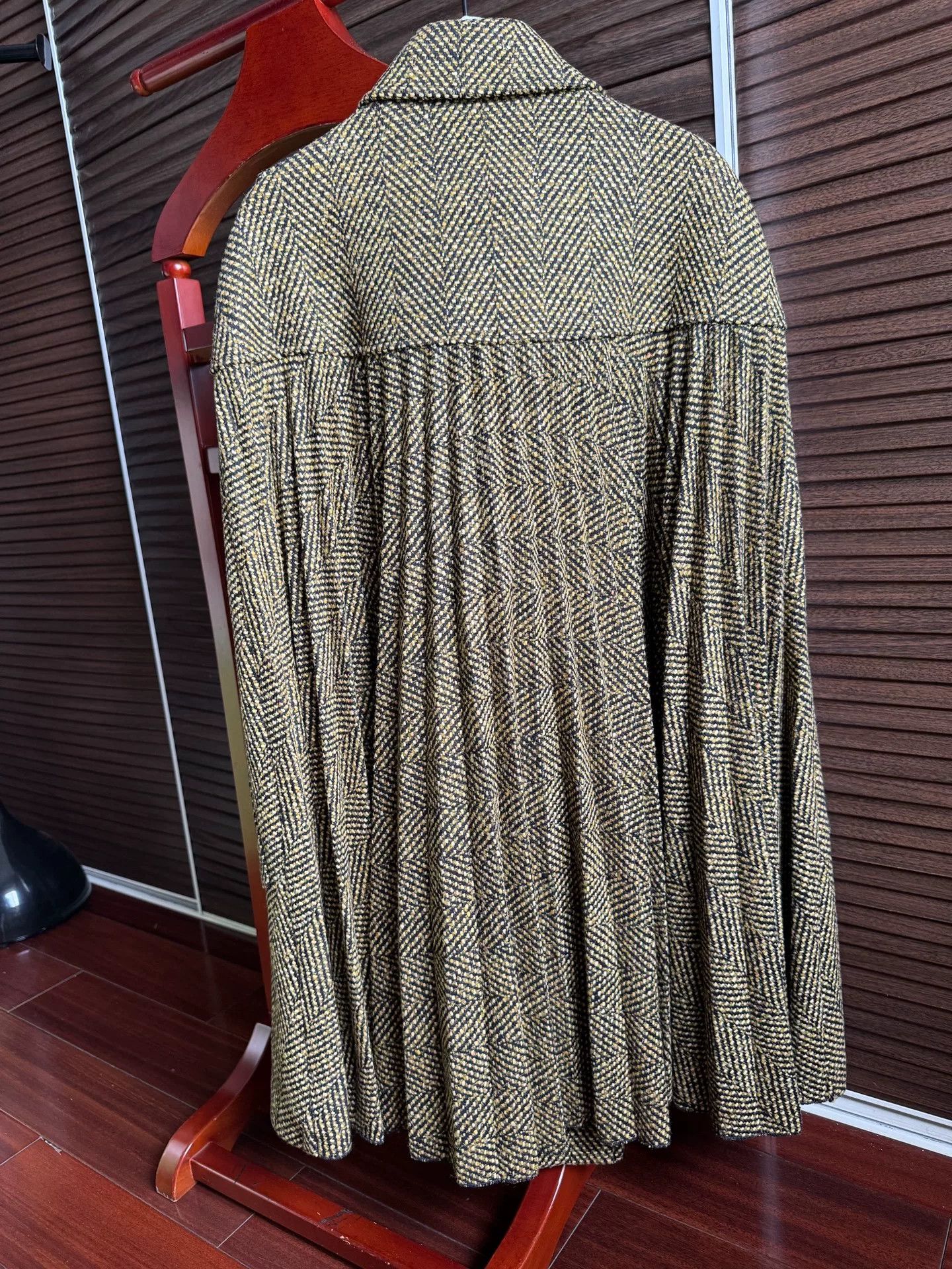 Valentino REDVALENTINO Wool Double-Breasted Cloak Size US M / EU 48-50 / 2 - 2 Thumbnail